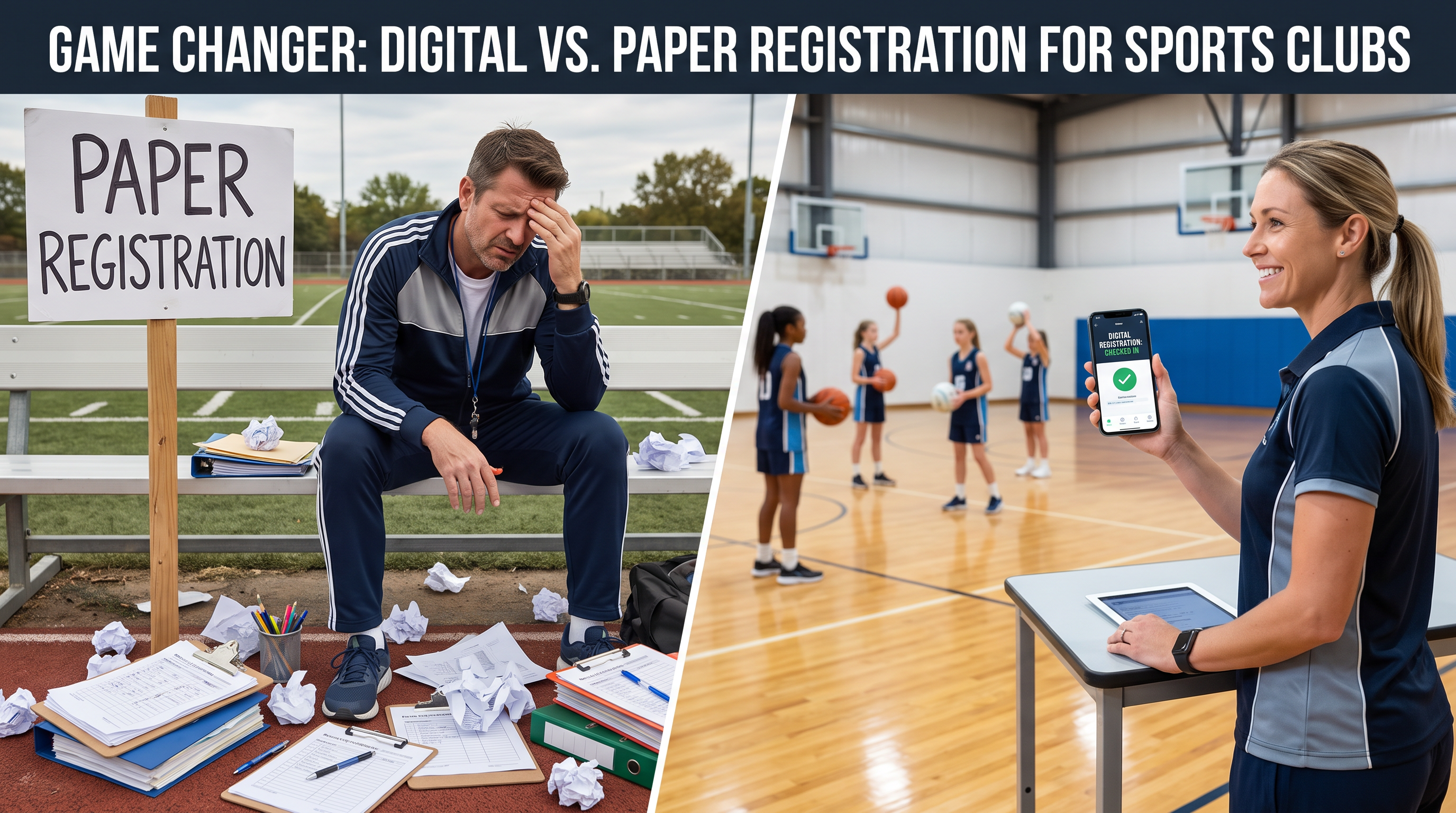 Digital vs Paper Registration for Sports Clubs: A Coach’s Guide