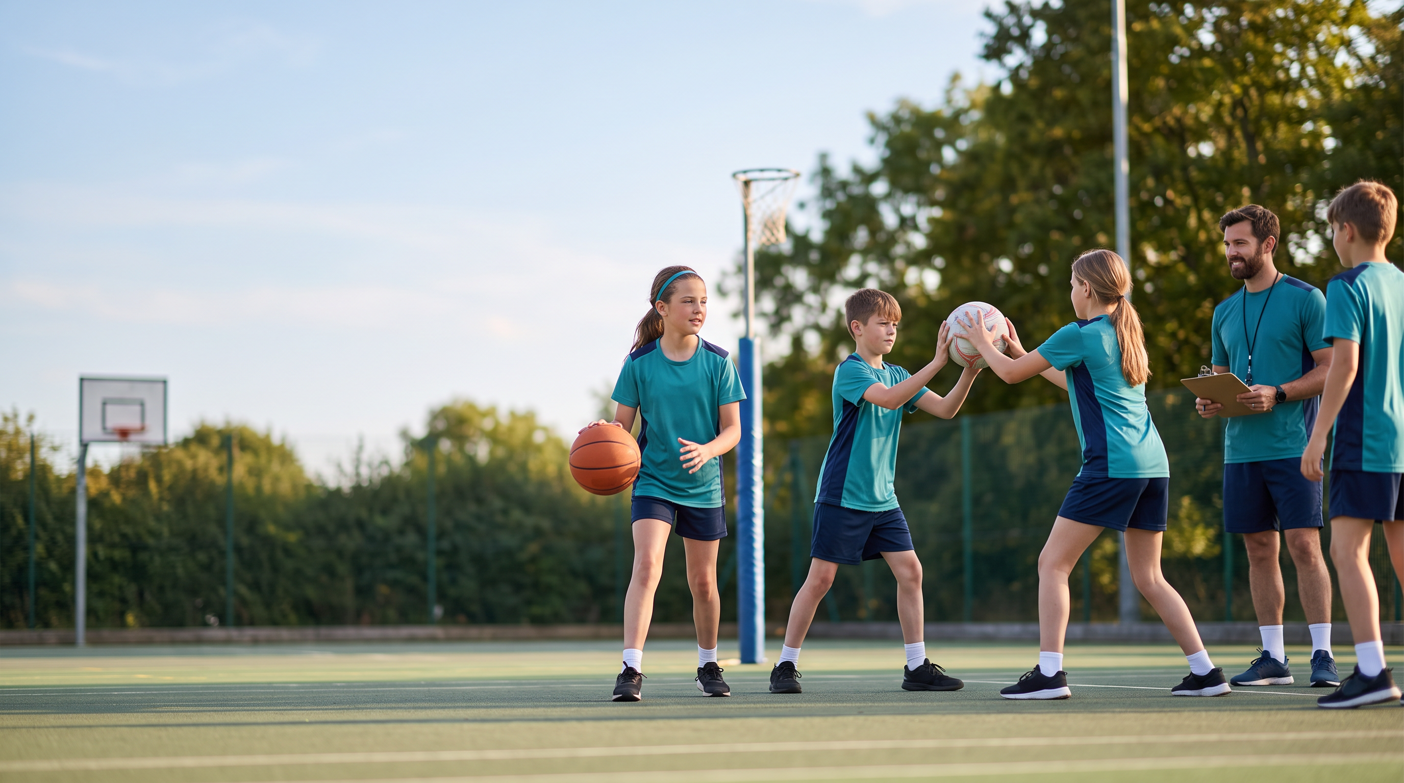 Managing Multiple Children's Sports Activities Efficiently: A Basketball and Netball Coach's Guide