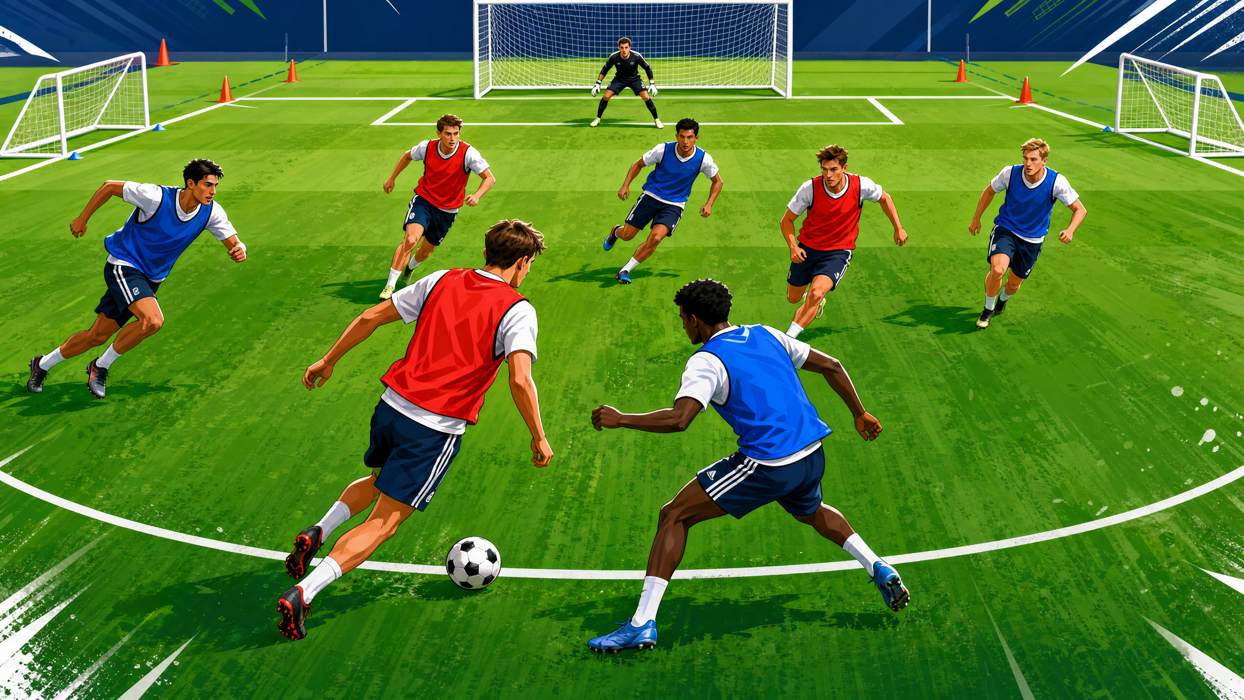 High-Intensity 4v4 Transitions: The Ultimate Small-Sided Game