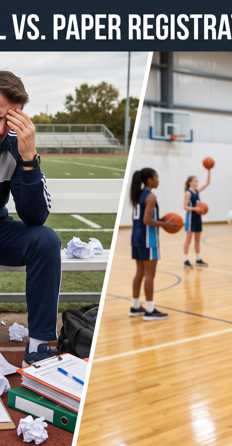Digital vs Paper Registration for Sports Clubs: A Coach’s Guide