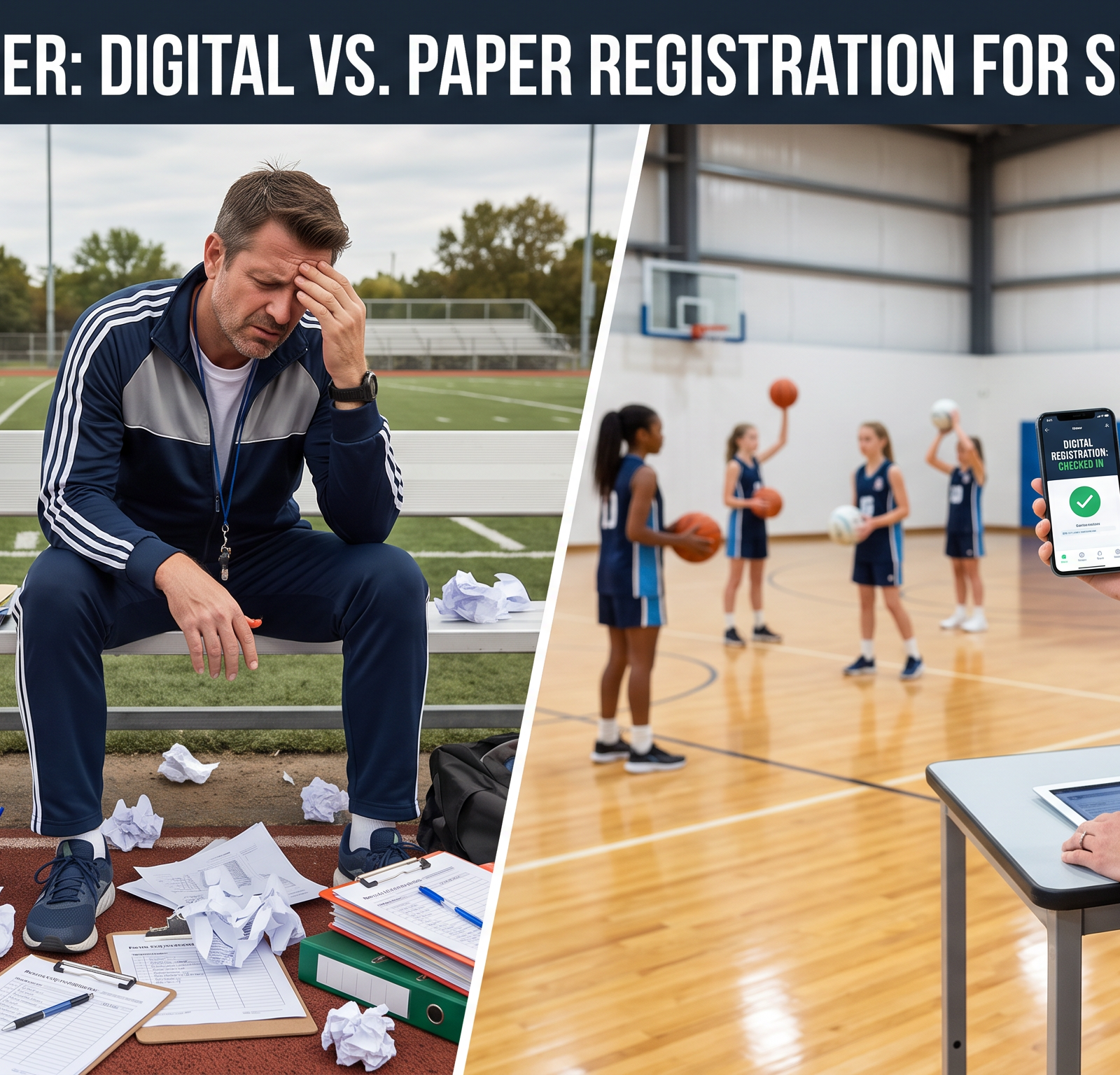 Digital vs Paper Registration for Sports Clubs: A Coach’s Guide