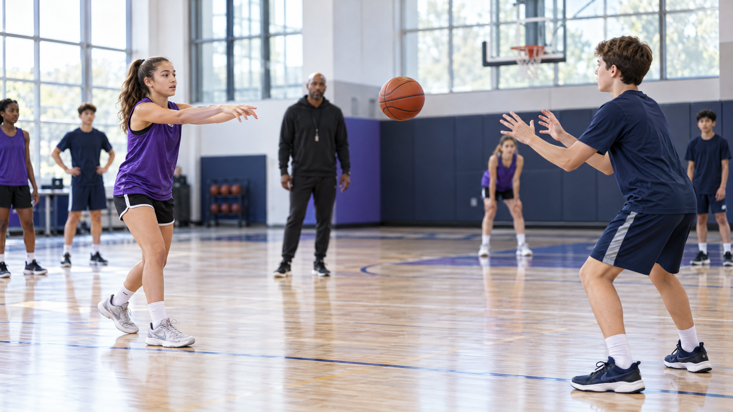 Passing Accuracy Training Techniques: 3 Basketball Drills for Youth Coaches