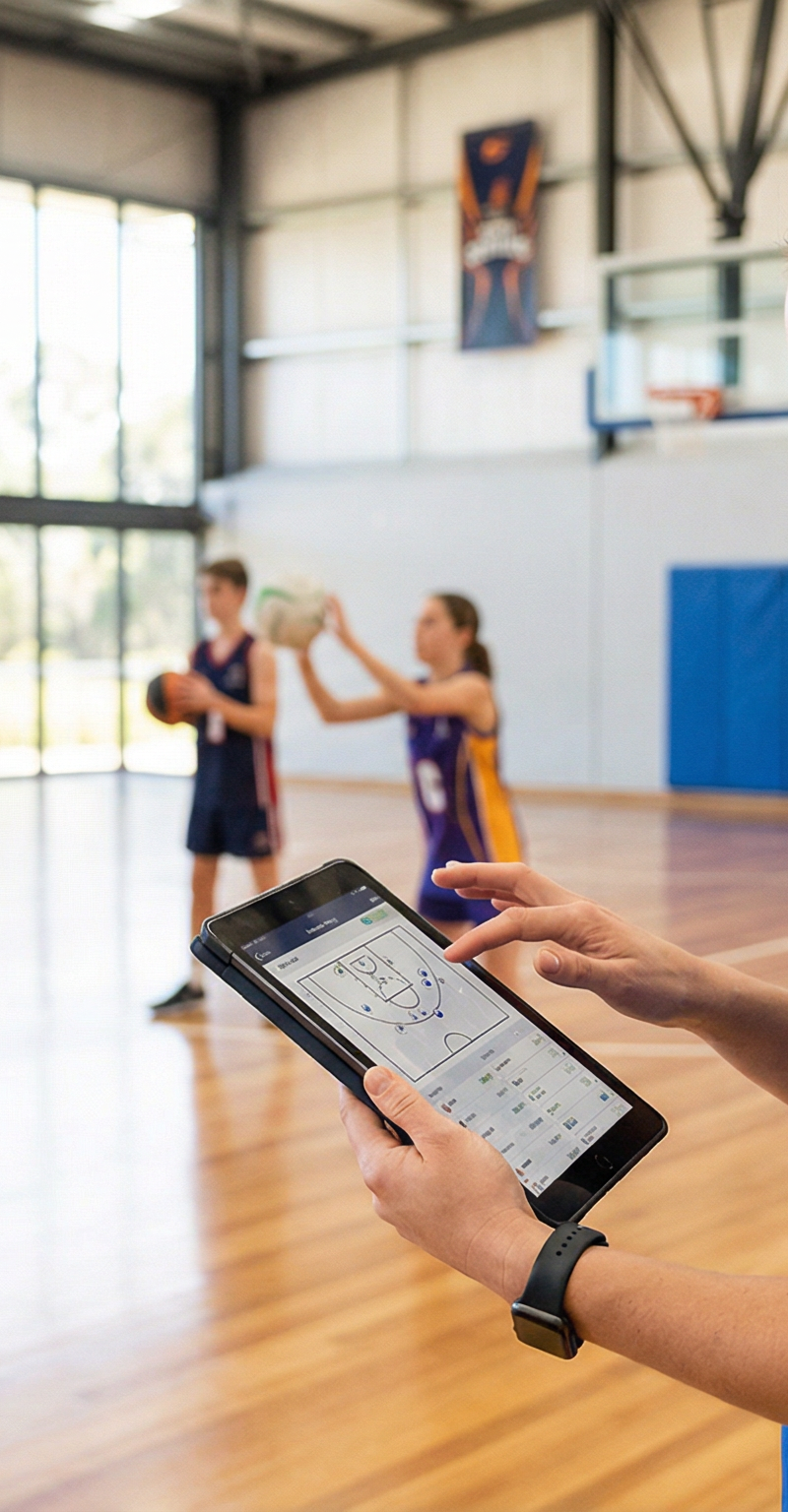 From Chaos to Control: How Technology is Making Basketball and Netball Coaches More Efficient