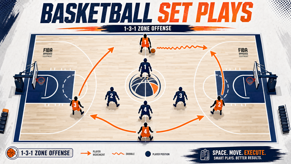 The Ultimate 1-3-1 Zone Offense: Overloading and High-Low Attacks
