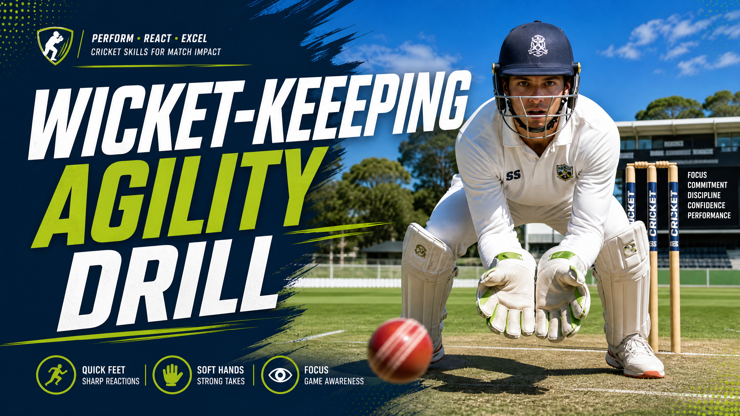 The 4-Point Star Wicket-Keeping Agility Drill