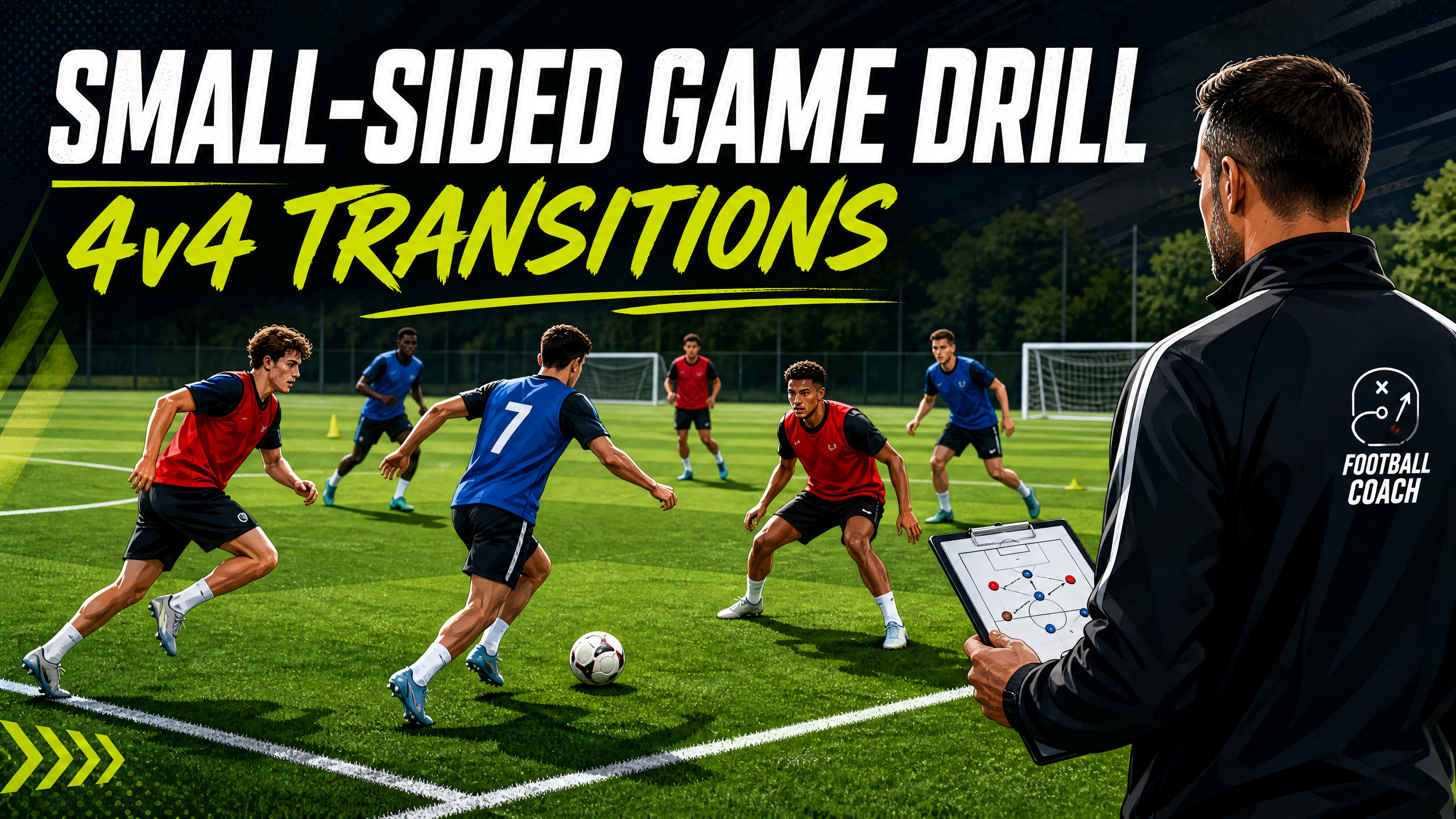 4v4 High-Intensity Transition Small-Sided Game