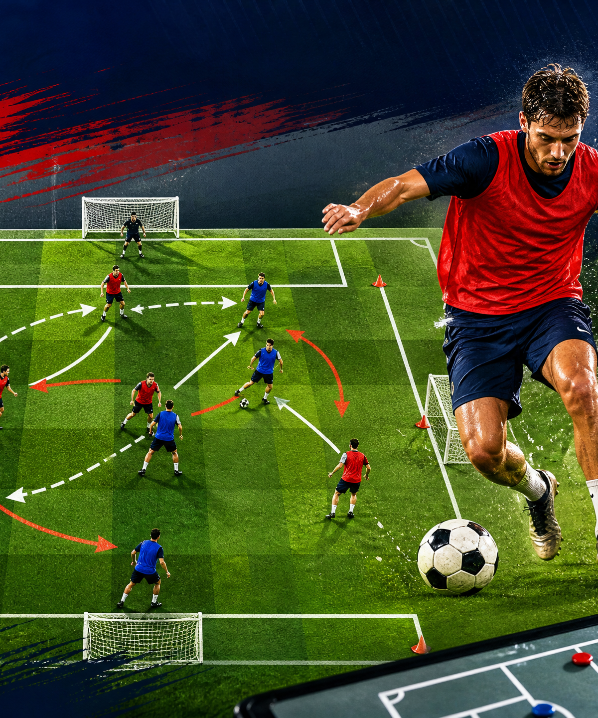 4v4 Transition Mastery: Small-Sided Game for Quick Reactions
