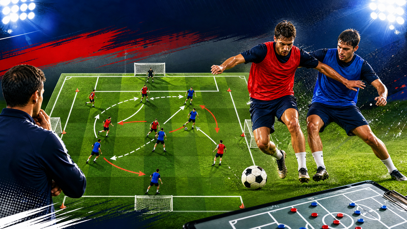 4v4 Transition Mastery: Small-Sided Game for Quick Reactions