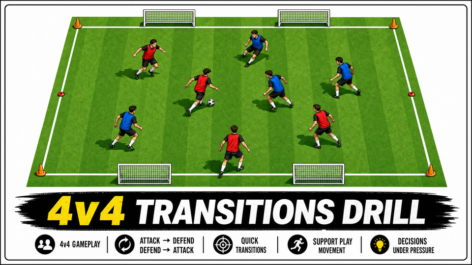 4v4 Transitions: The Ultimate Small-Sided Game for Speed and Reactions