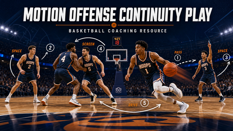 5-Out Motion Offense Continuity Play