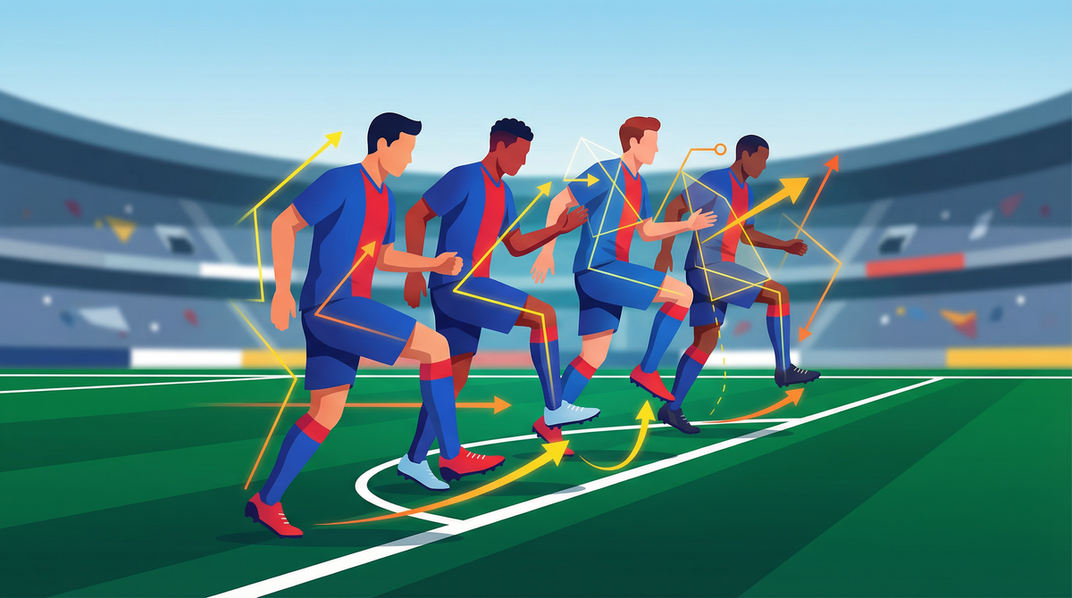 Mastering the Back-Four Offside Trap: Synchronization and Timing
