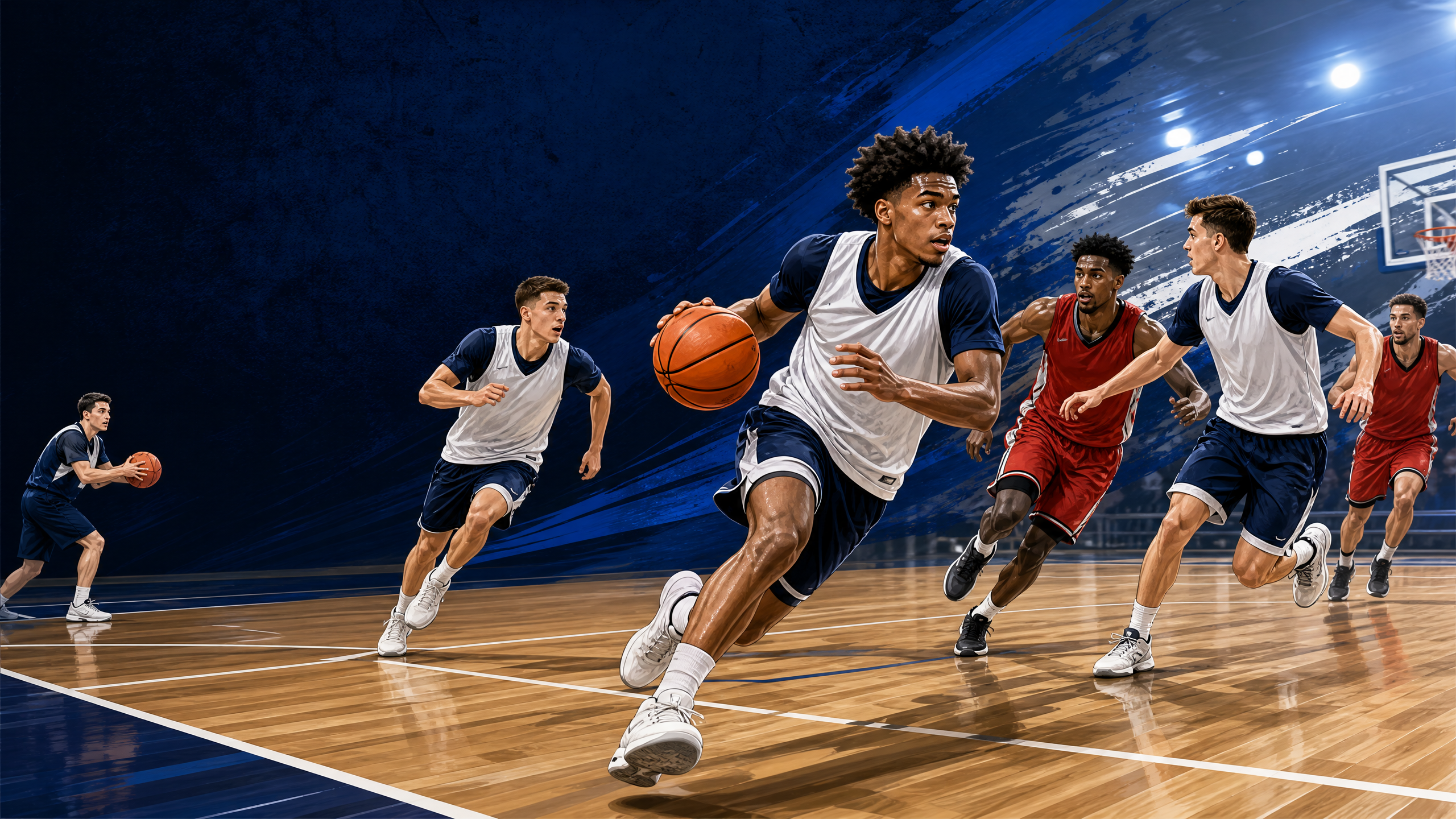 1–2–2 Full-Court Press Break: Inbound, Middle Flash & Advance