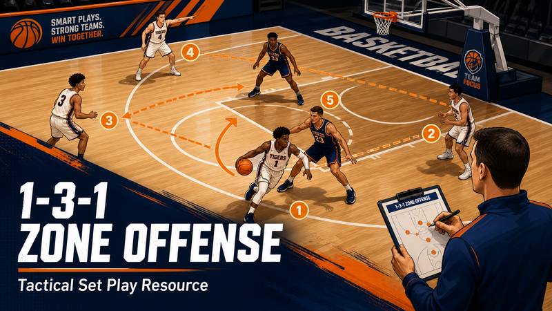 Mastering the 1-3-1 Zone Offense: A Complete Tactical Guide