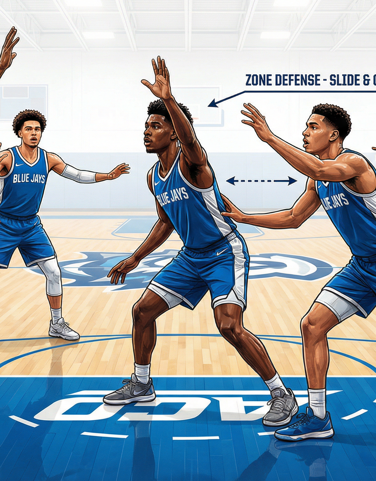 Mastering the 2-3 Zone: A Rotation Drill for Coaches