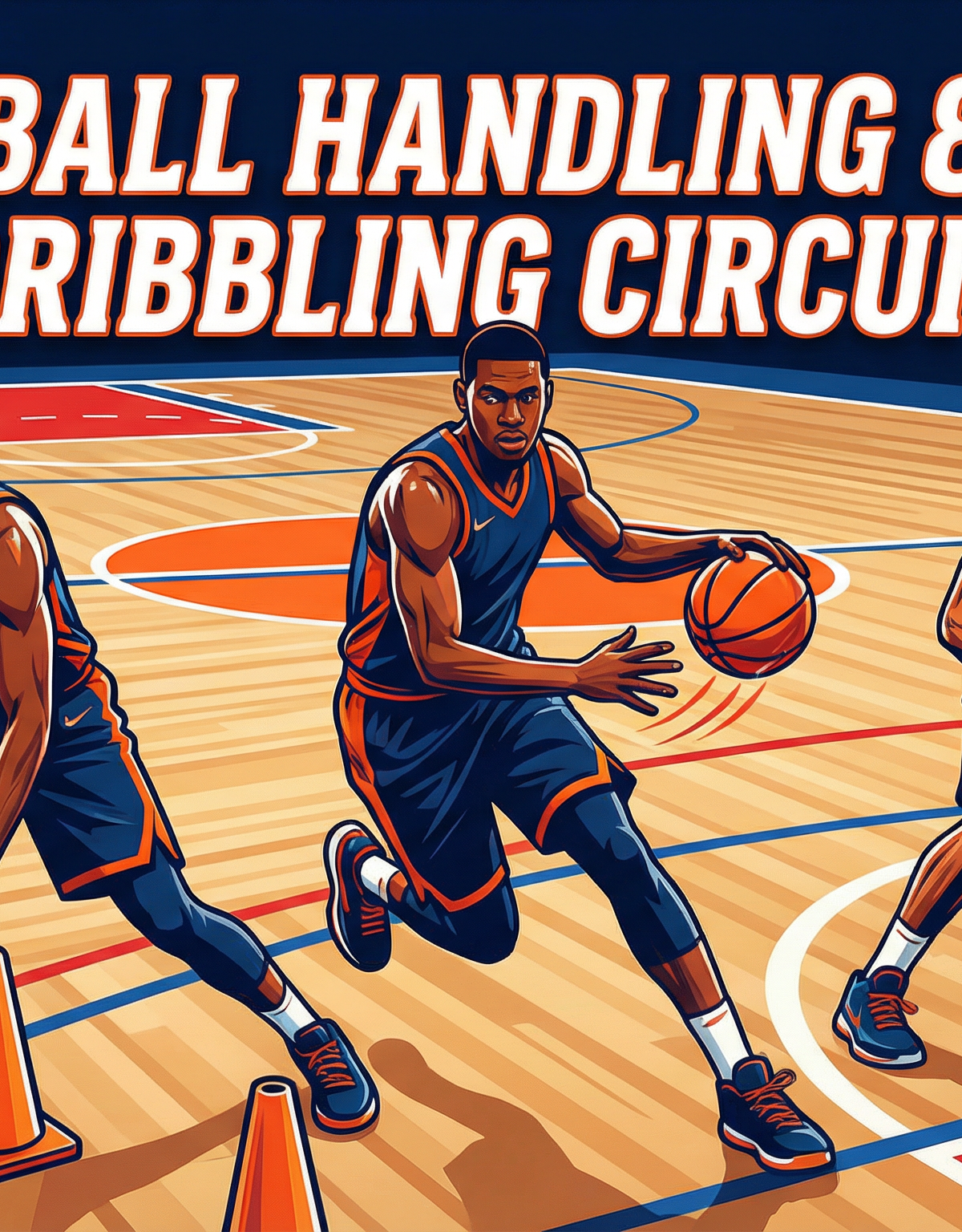 Ball Handling & Dribbling Circuit: Five-Station Full-Court Mastery