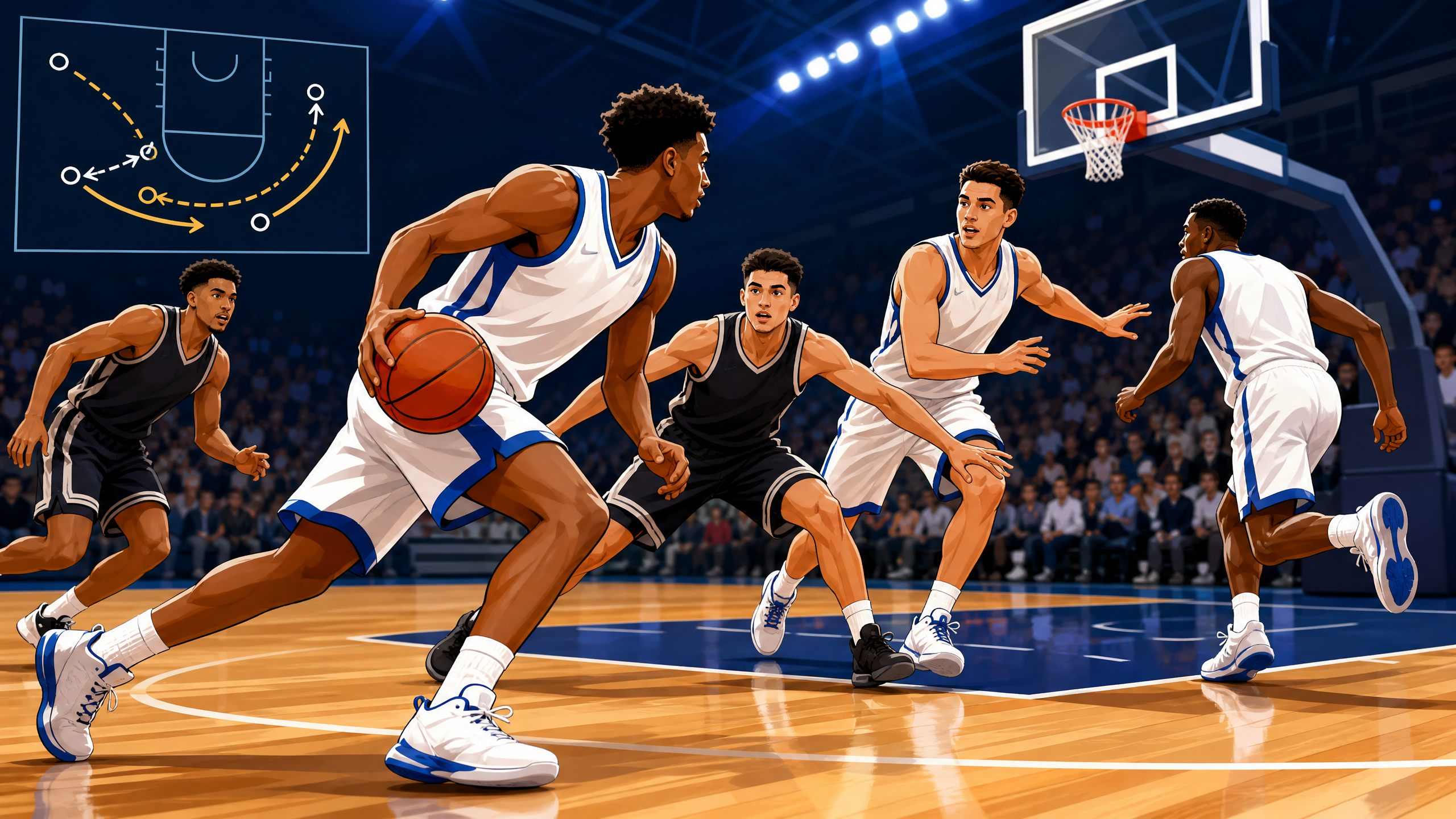 Box 2: Under-Basket Inbound Play