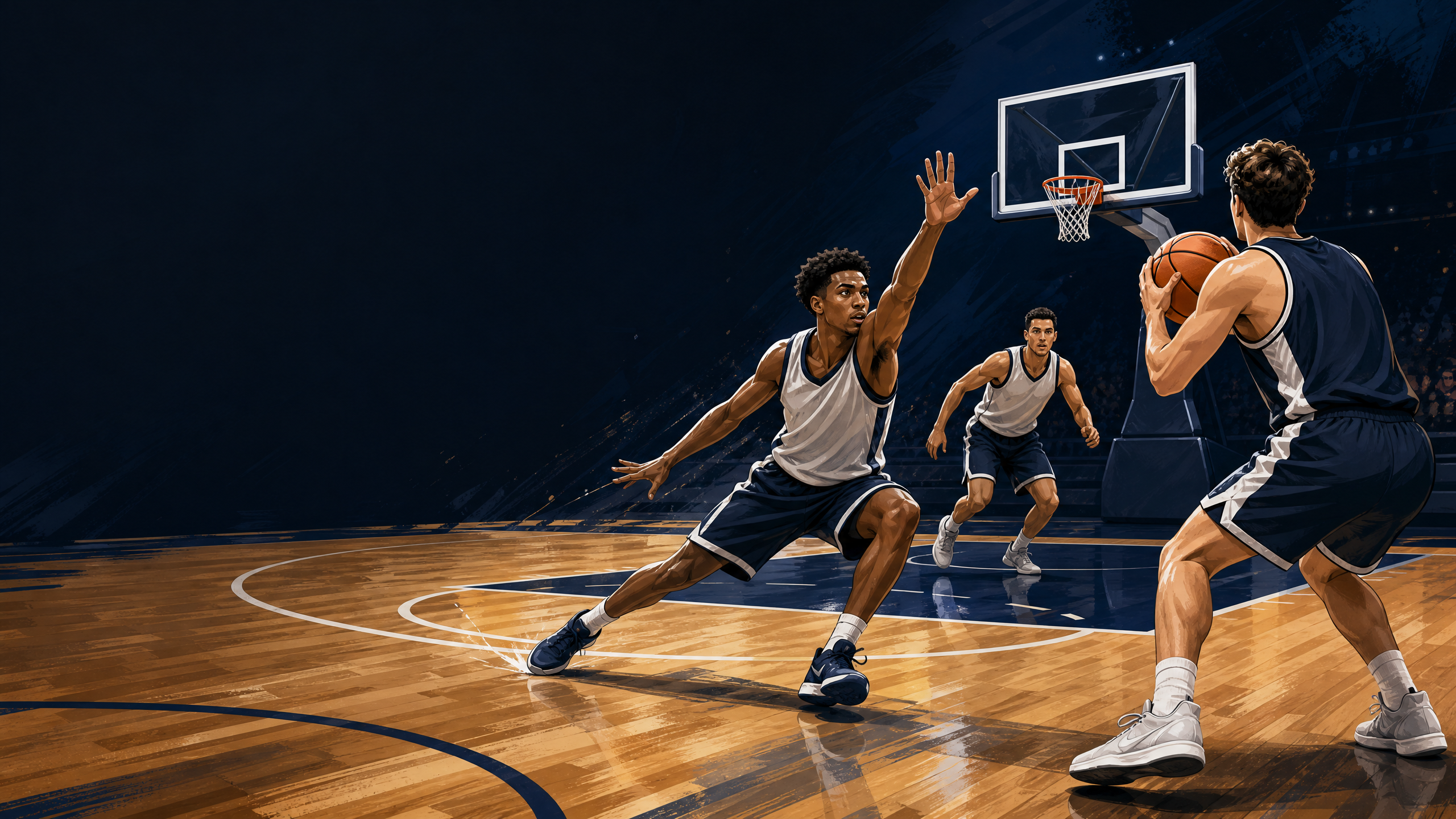 Defensive Closeout and Recovery: Nail-to-Wing Skip-Pass Drill