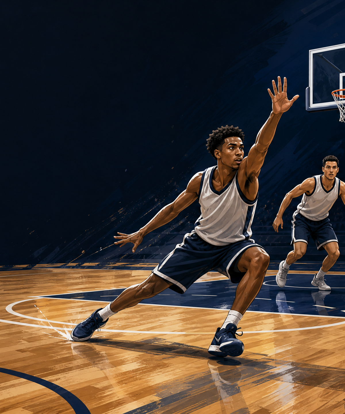 Defensive Closeout and Recovery: Nail-to-Wing Skip-Pass Drill
