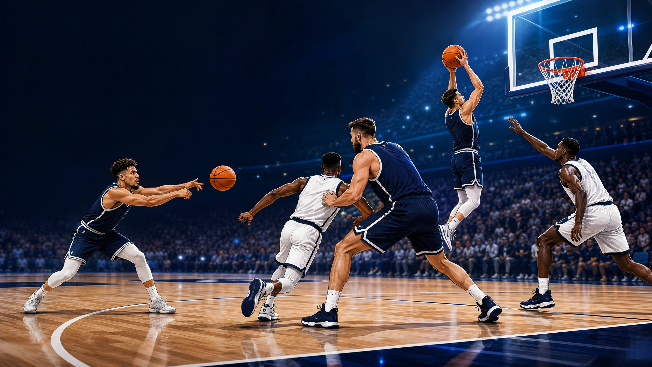 Box Flash Flare: End-of-Game Buzzer-Beater Baseline Play