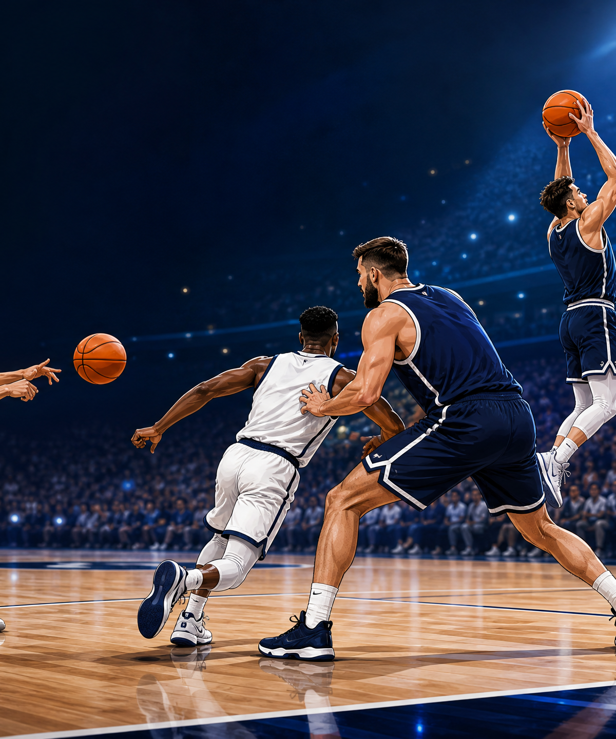 Box Flash Flare: End-of-Game Buzzer-Beater Baseline Play