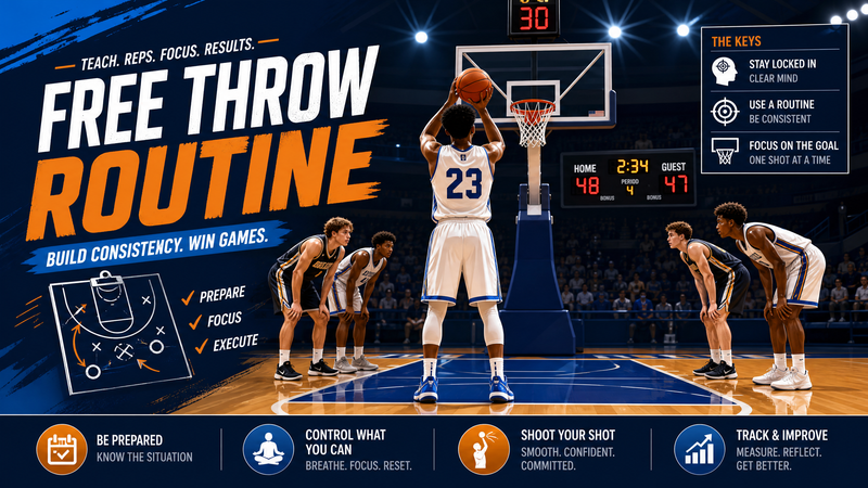 Pressure-Proof Free Throw Routine: Make–Reset–Rebound Circuit