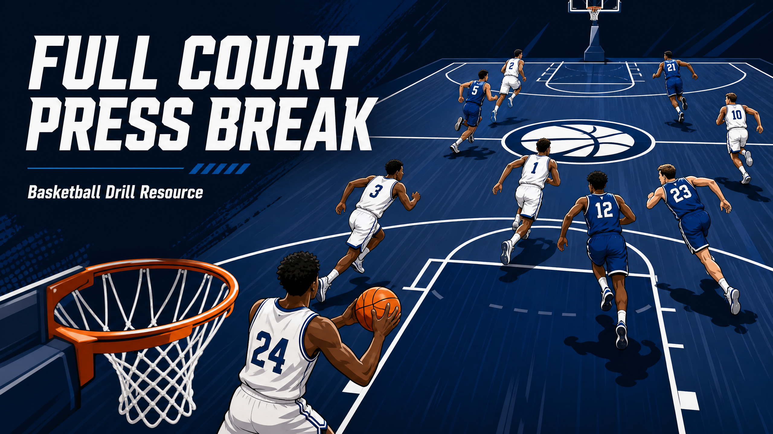 Mastering the Full Court Press Break: The 4-Across Strategy