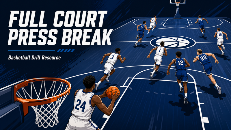 Mastering the Full Court Press Break: The 4-Across Strategy