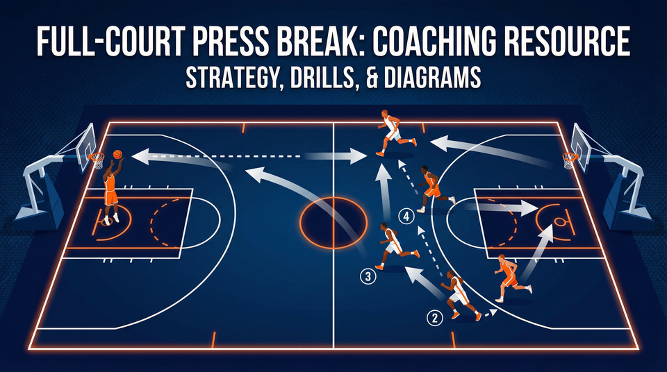 Mastering the Full-Court Press Break: The 5-Man Advance Drill