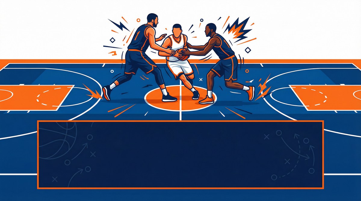 Half-Court Trap Press: Forcing Turnovers at the Midline
