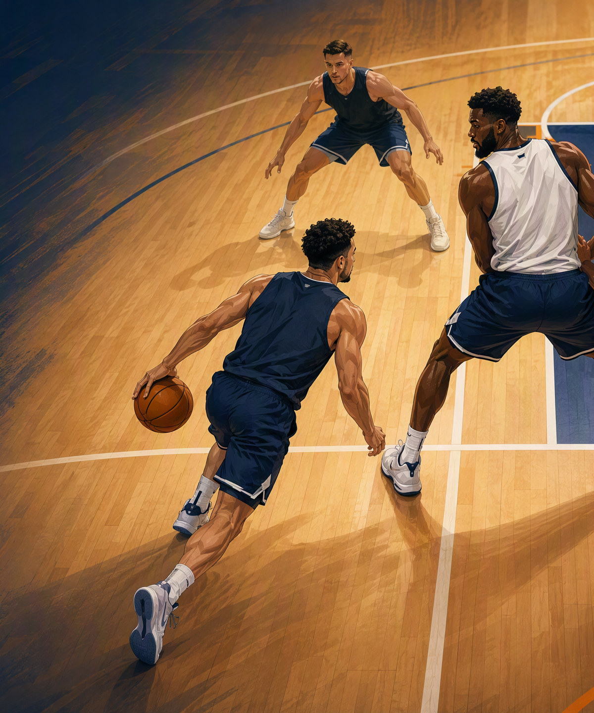 High Pick-and-Roll Execution: Create the Advantage and Read the Help