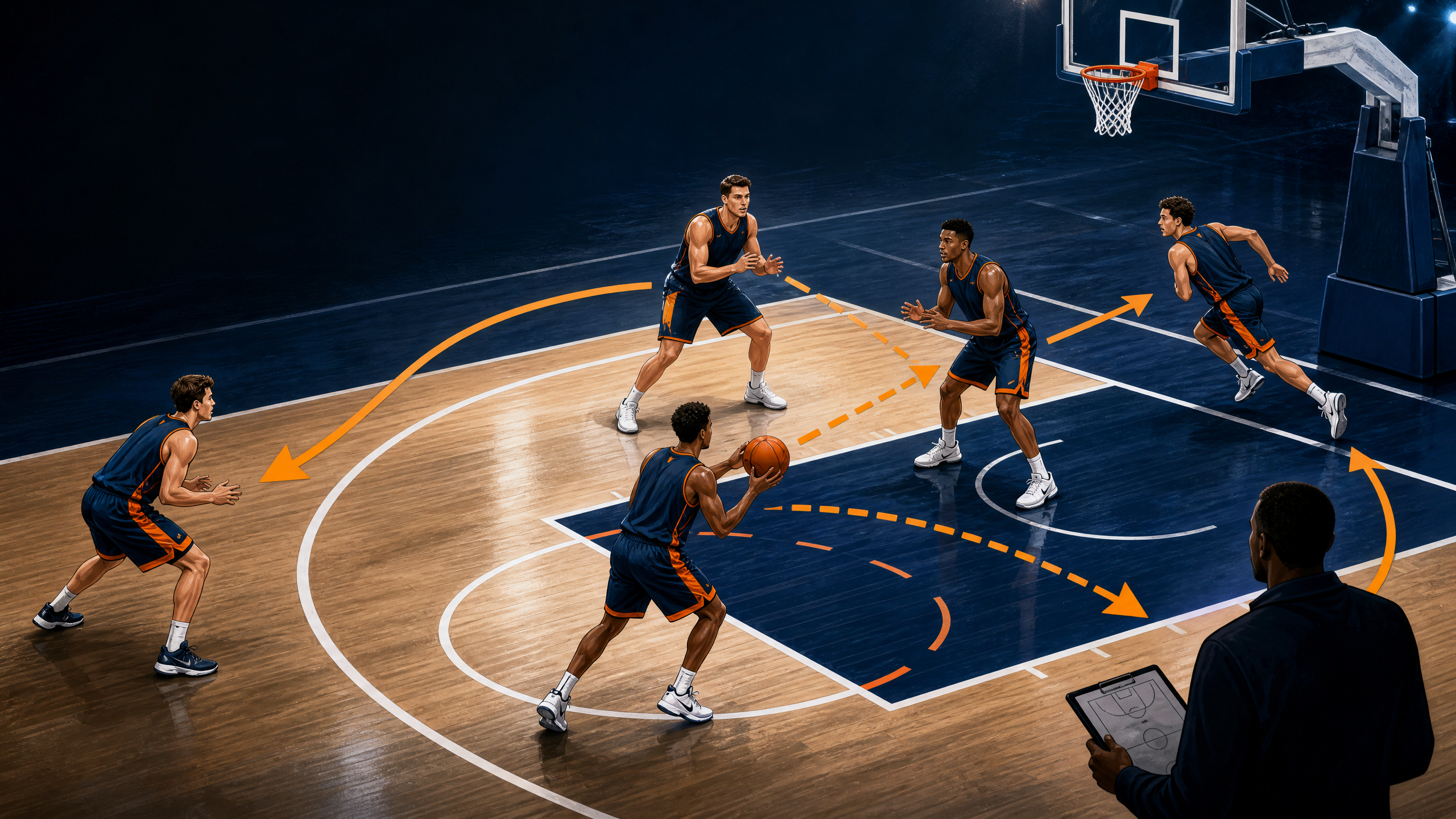 Horns Flare: Create a Top-Slot Three-Pointer