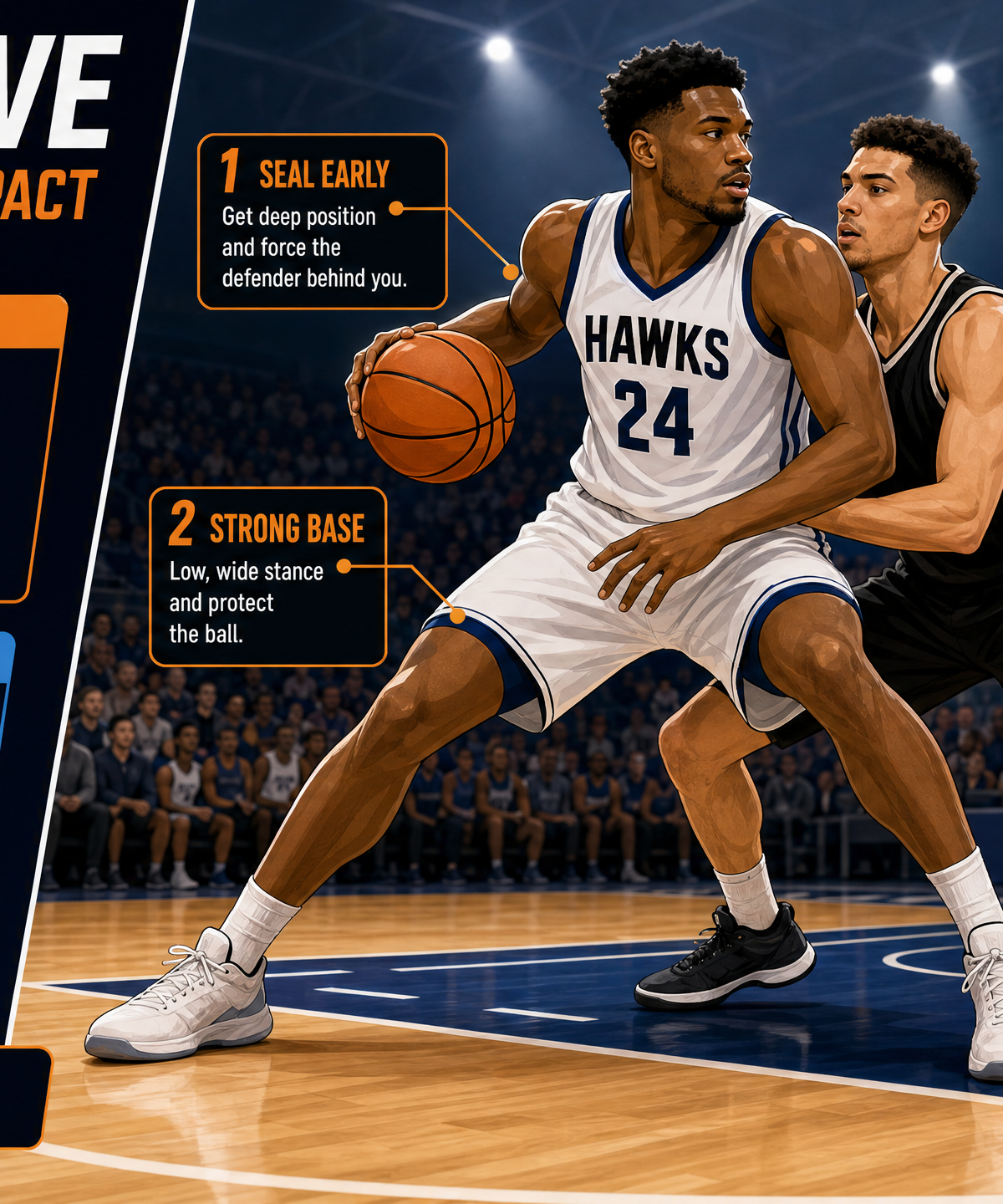 Post Dominance: Drop Step & Up-and-Under Footwork Drill