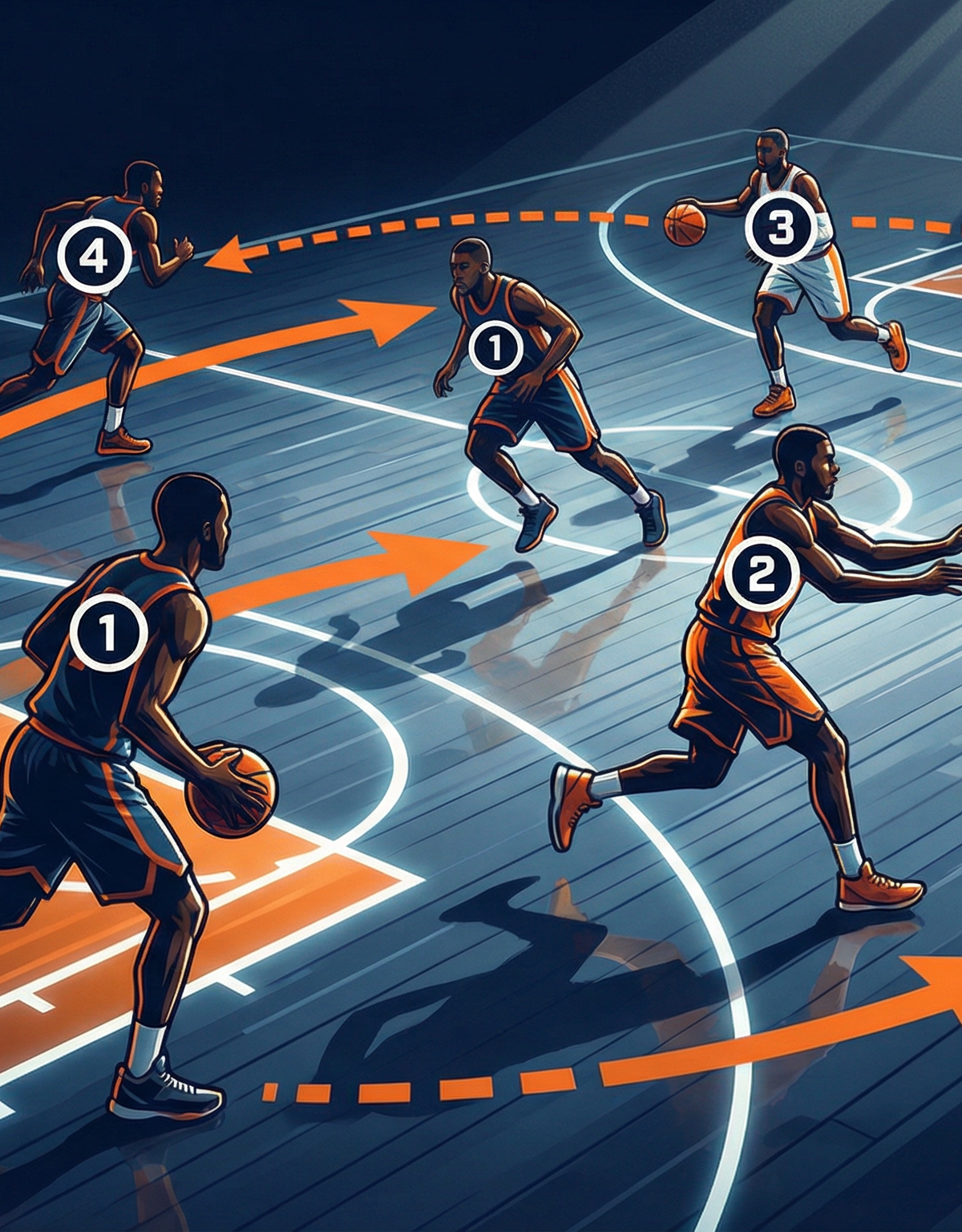 "DIAMOND BREAK" — Press Break Play Against Full-Court Pressure
