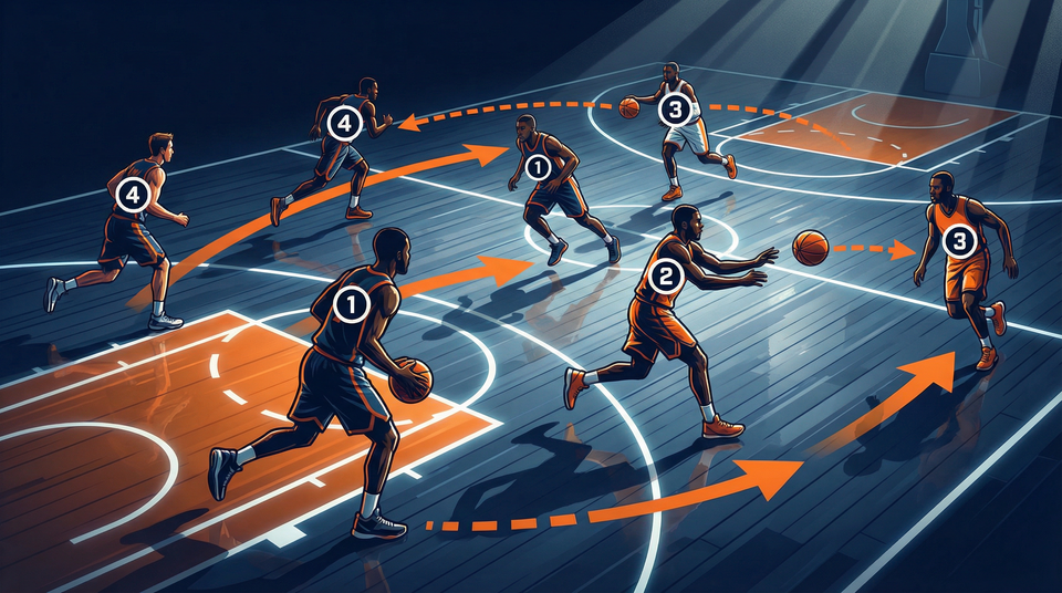 "DIAMOND BREAK" — Press Break Play Against Full-Court Pressure