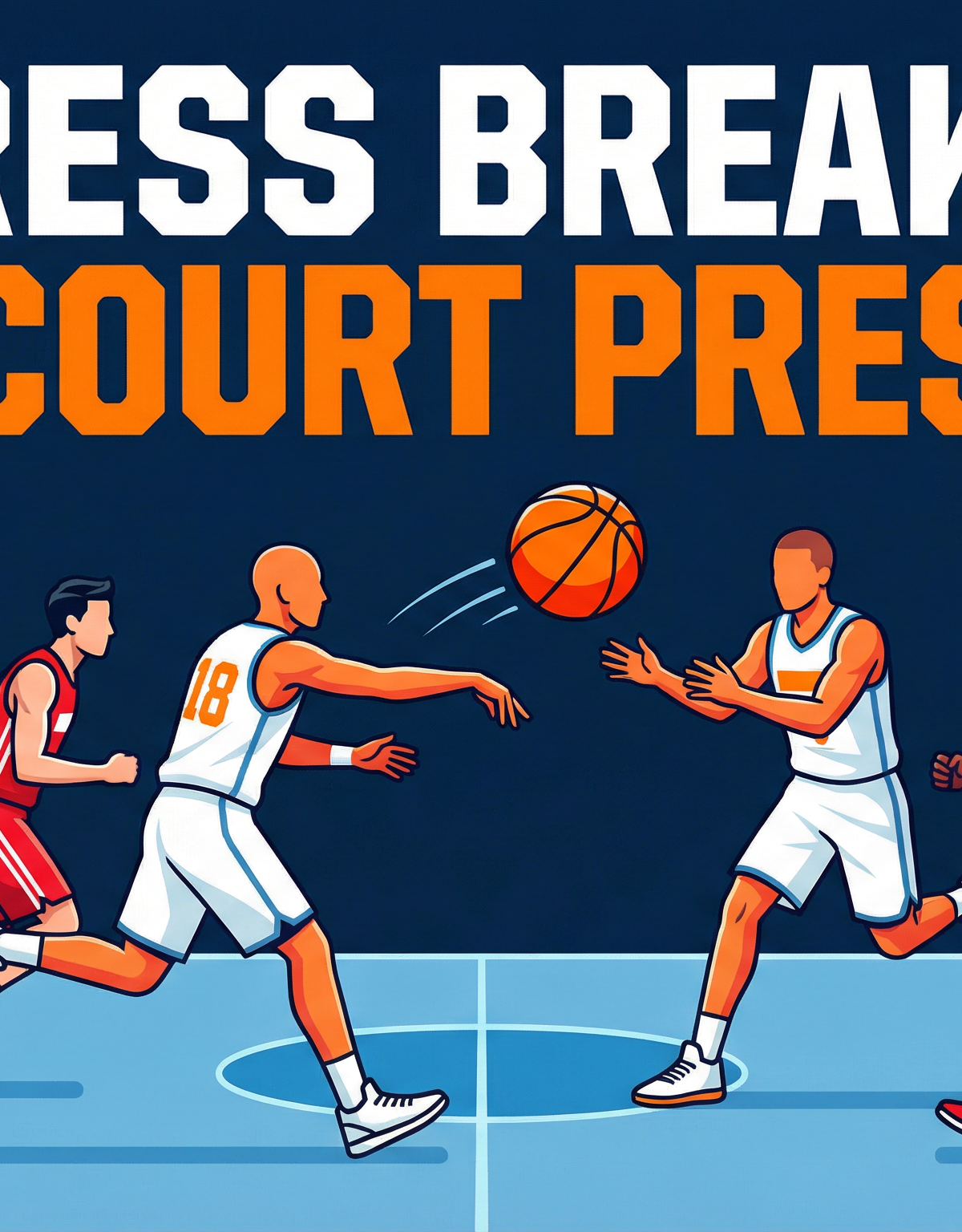 Sideline Swing: A Press Break Play vs. Full Court Pressure