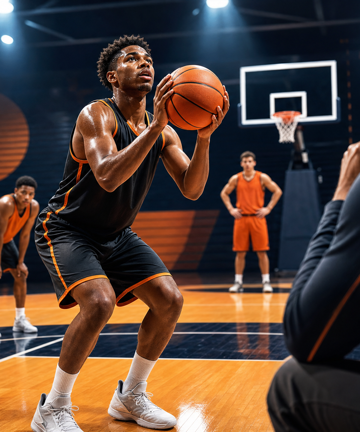 Pressure-Proof Free Throw Routine: 3-Man Rotation