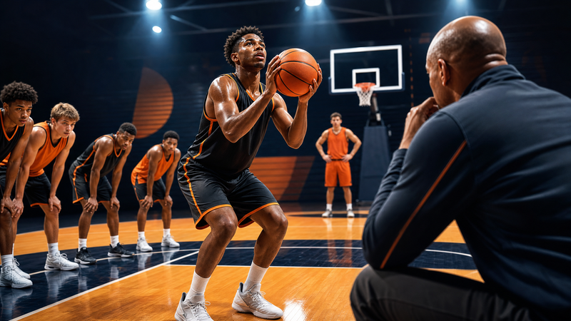 Pressure-Proof Free Throw Routine: 3-Man Rotation
