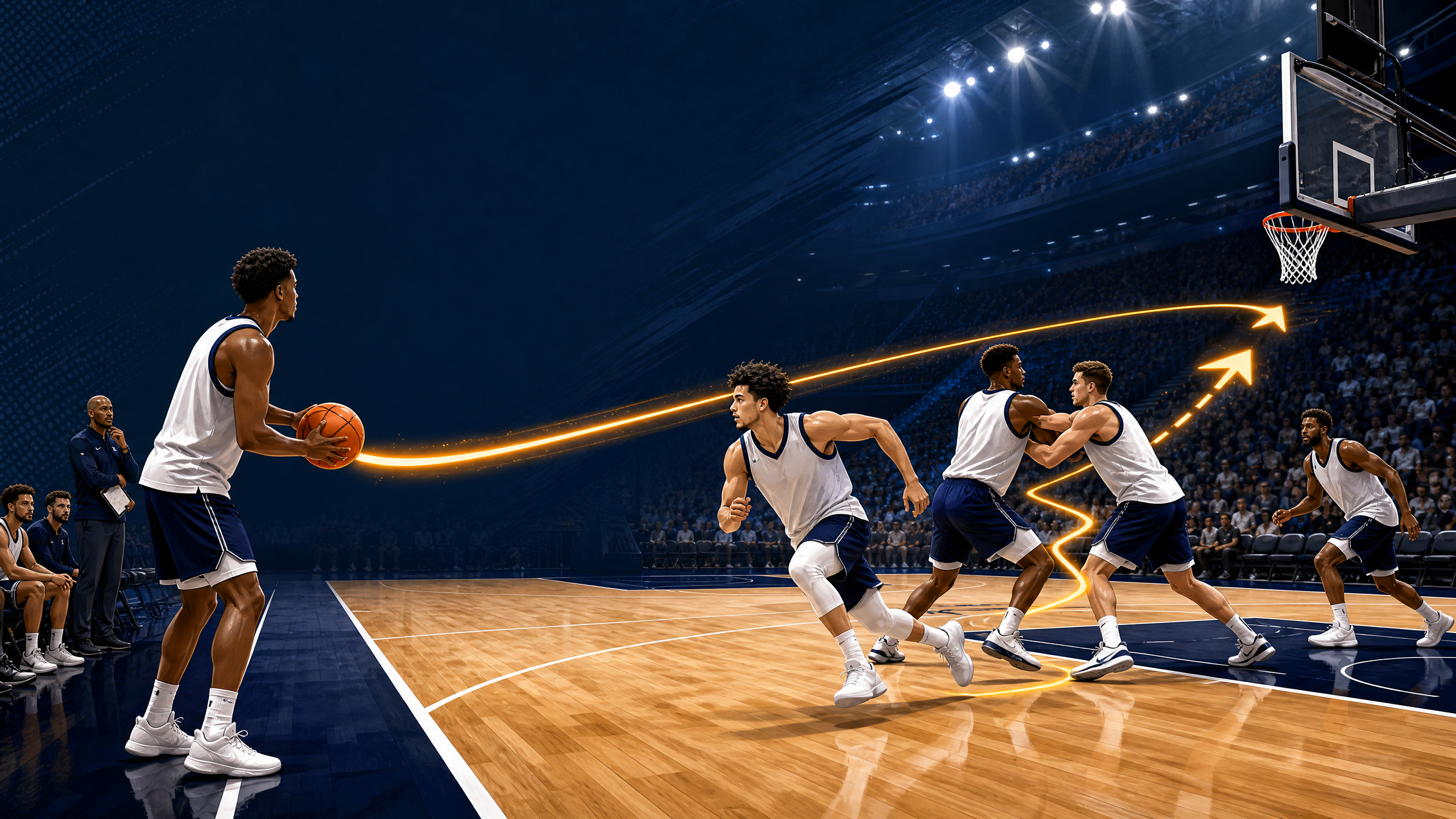 Box Slice: Sideline Inbound Play Against Man-to-Man