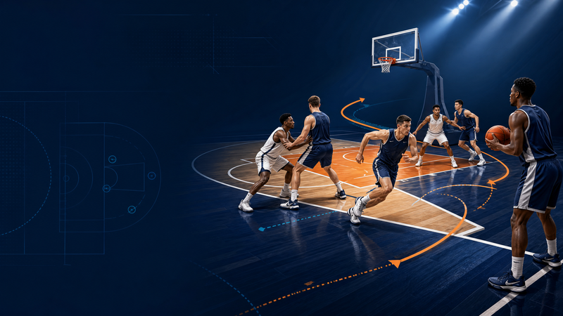 Hammer Cross: Sideline Inbound Play Against Man-to-Man