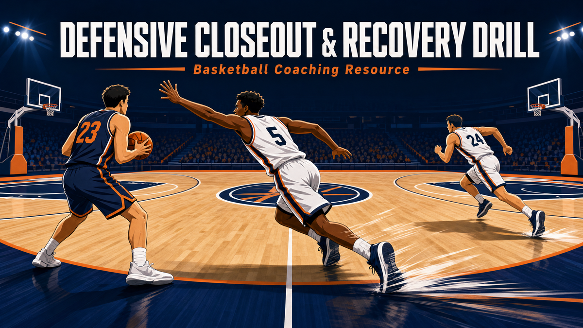 The X-Out Defensive Closeout and Recovery Drill