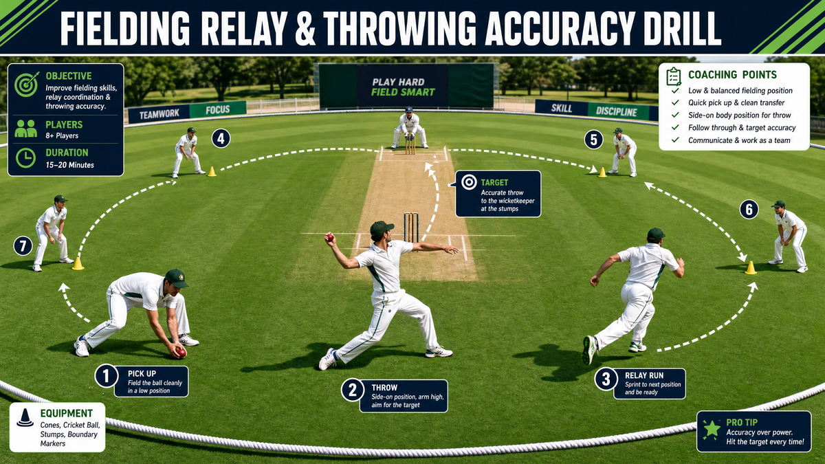 The Boundary Relay & Precision Throwing Drill