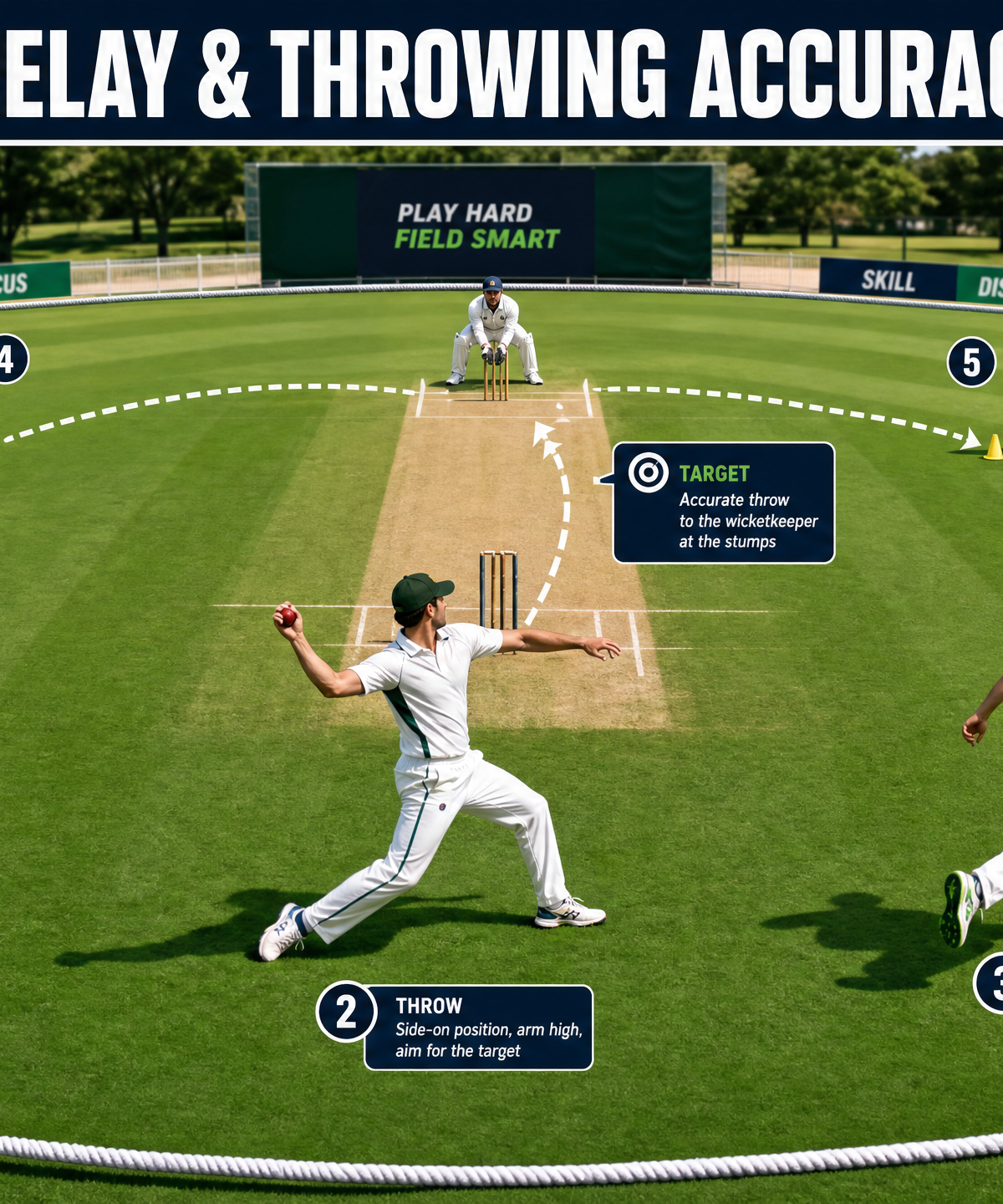 The Boundary Relay & Precision Throwing Drill