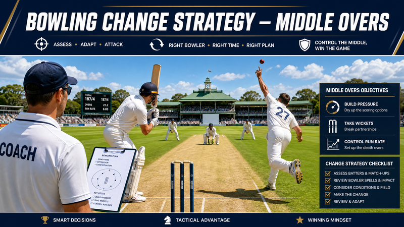 Bowling Change Strategy: Controlling the Middle Overs