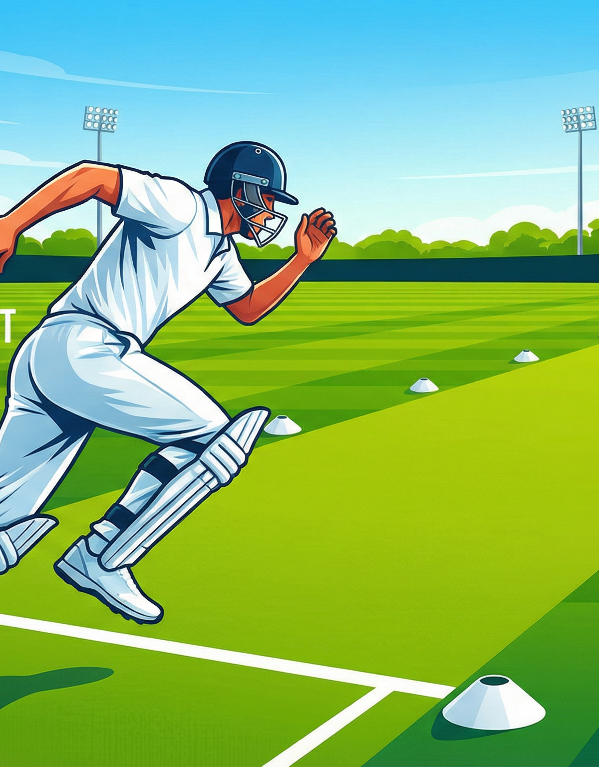 Bowling Run-Up Alignment Drill: The Corridor of Consistency