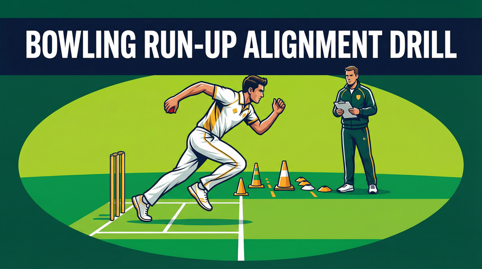 Bowling Run-Up Alignment Drill: Mastering the Approach