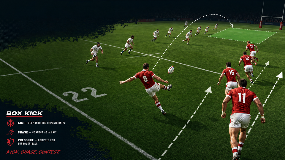 Box Kick Chase and Press: The Ultimate Defensive Transition Play