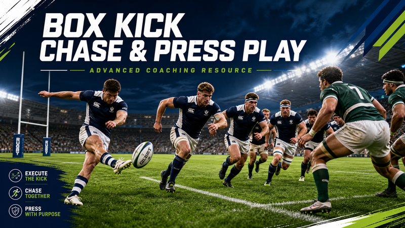 The Box Kick Chase & Press: A Masterclass in Territorial Pressure
