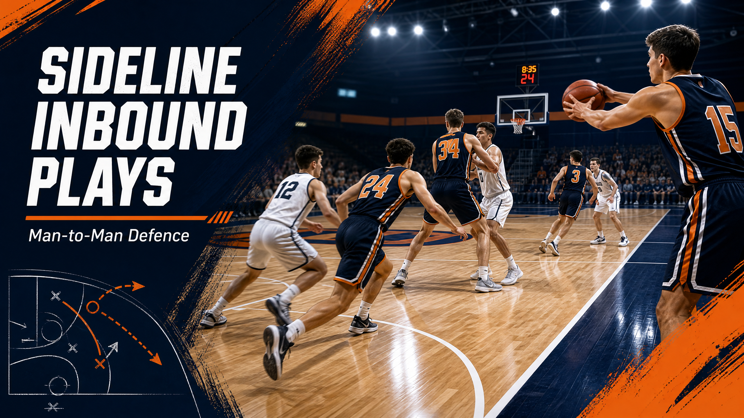 The 'Box' Sideline Inbound Play vs Man-to-Man Defence
