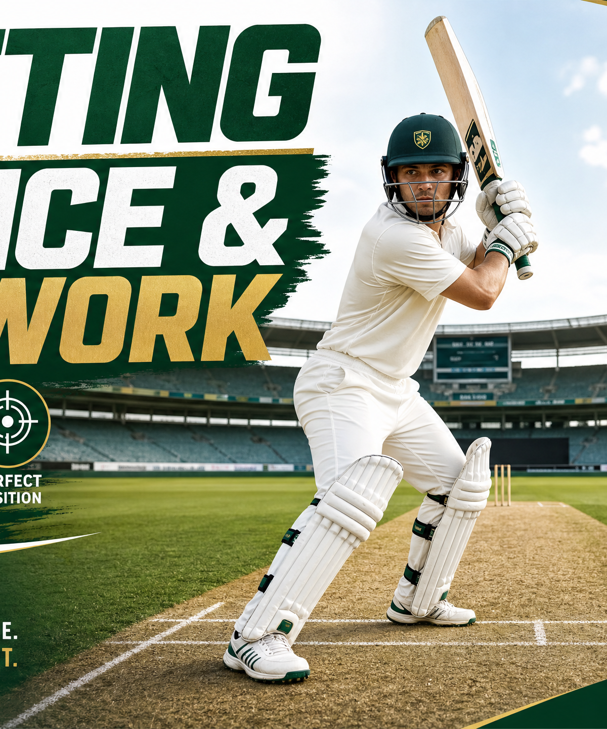 Mastering the Crease: Batting Stance and Footwork Fundamentals Drill