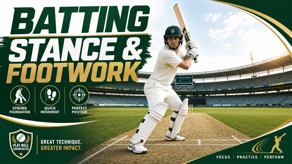 Mastering the Crease: Batting Stance and Footwork Fundamentals Drill
